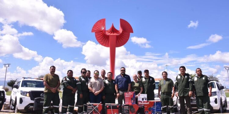 Entrega Turismo equipo a los Ángeles Verdes en Tamaulipas