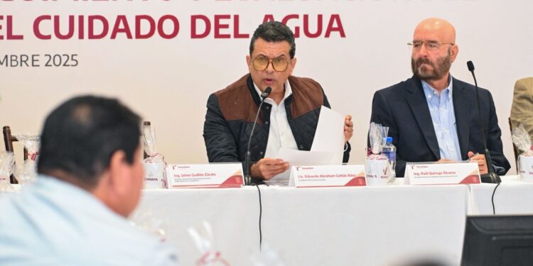 Preside alcalde de Victoria reunión de Semáforo del Cuidado del Agua